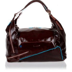 BLUE SQUARE Duffle Bag with Backpack Portability Mahogany Piquadro men